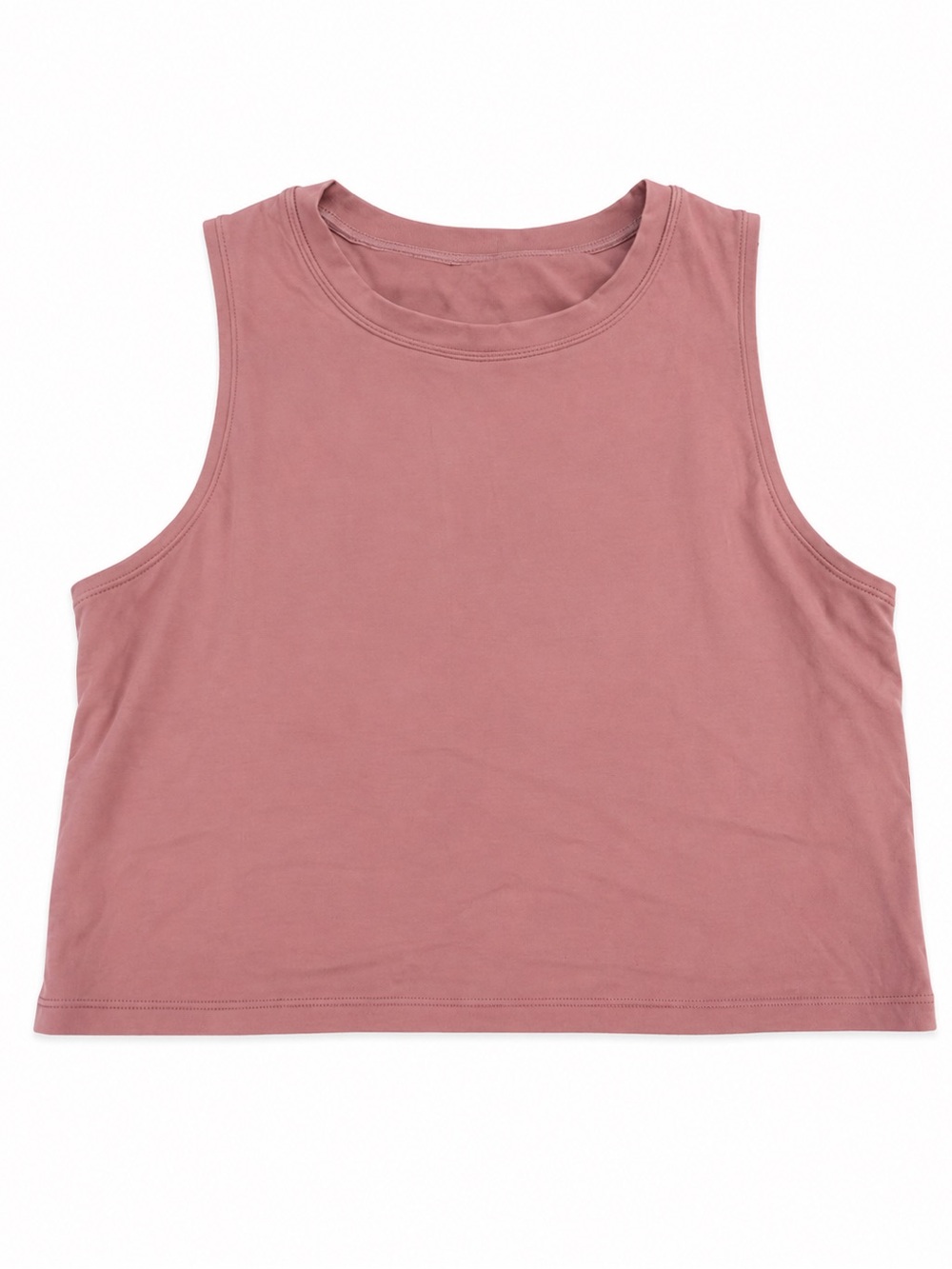 Amazon Women's Sleeveless Crop Tank - Dusty Rose